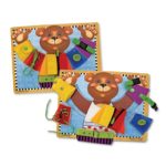 Дървена образователна дъска мече Melissa & Doug 13784 1