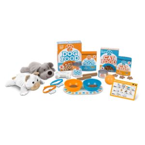 Детски комплект за грижа на домашни любимци Нахрани и поиграй Melissa & Doug 18567 (1)