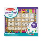 Детски комплект за нанизване с дървени мъниста и буквички Melissa & Doug 13774 (1)