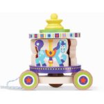 Дървена въртележка за дърпане Melissa & Doug 13616 (1)