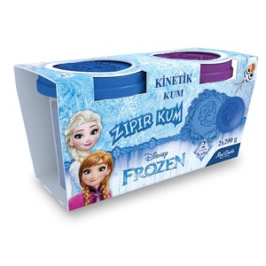 Frozen кинетичен пясък 2 х 200 грама, син и лилав цвят ZKT-01