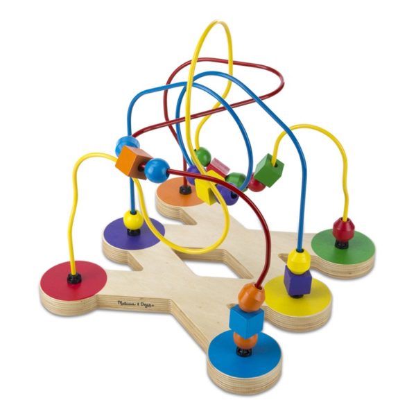 Дървен костер с цветни топчета Melissa & Doug 12281 (1)