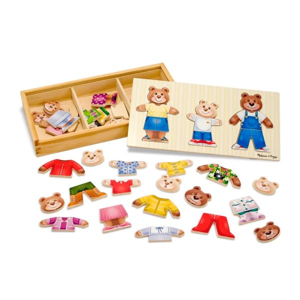 Дървен пъзел Семейството на мечките Melissa & Doug